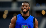 Patric Young speaks with Florida basketball team after traumatic injury car accident Todd Golden