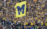 Michigan Wolverines football the big house stadium flag