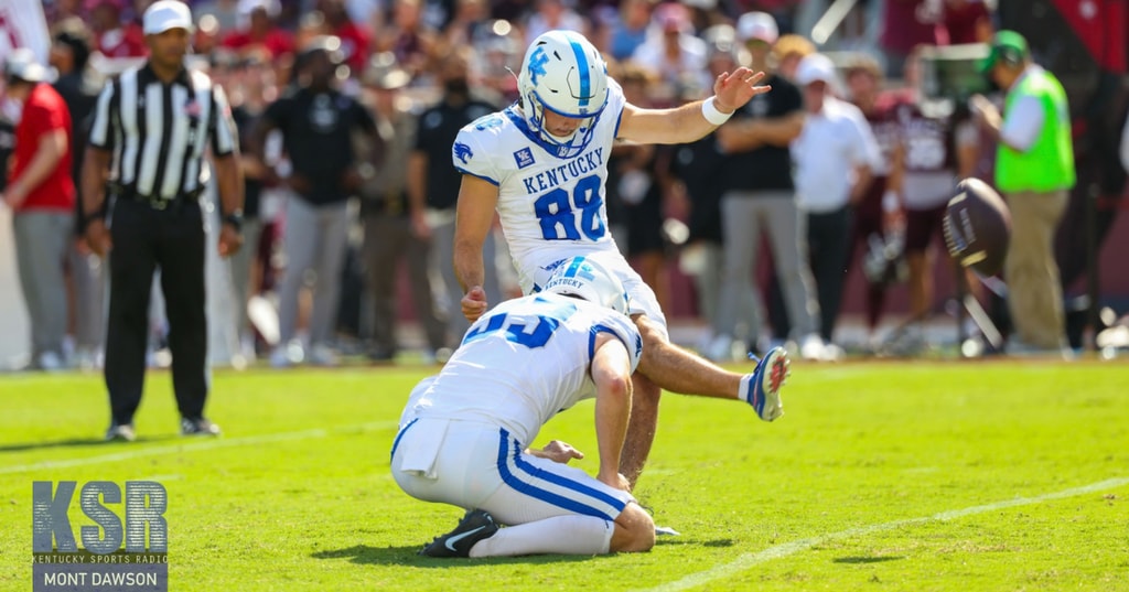 Will Stein updates Kentucky’s kicker situation after Adam Zouagui’s 52-yarder vs. A&M