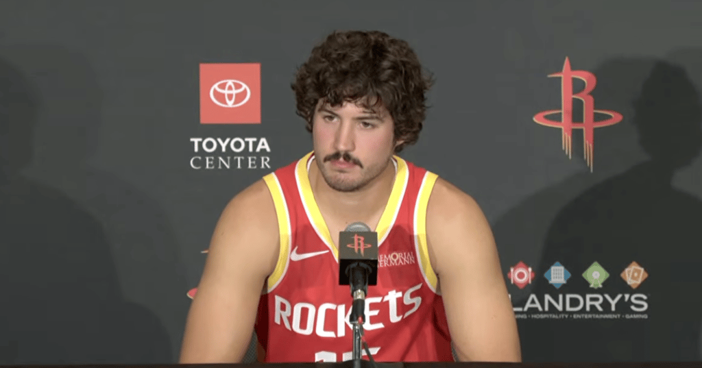 Reed Sheppard is rocking a new look in year three with the Houston Rockets