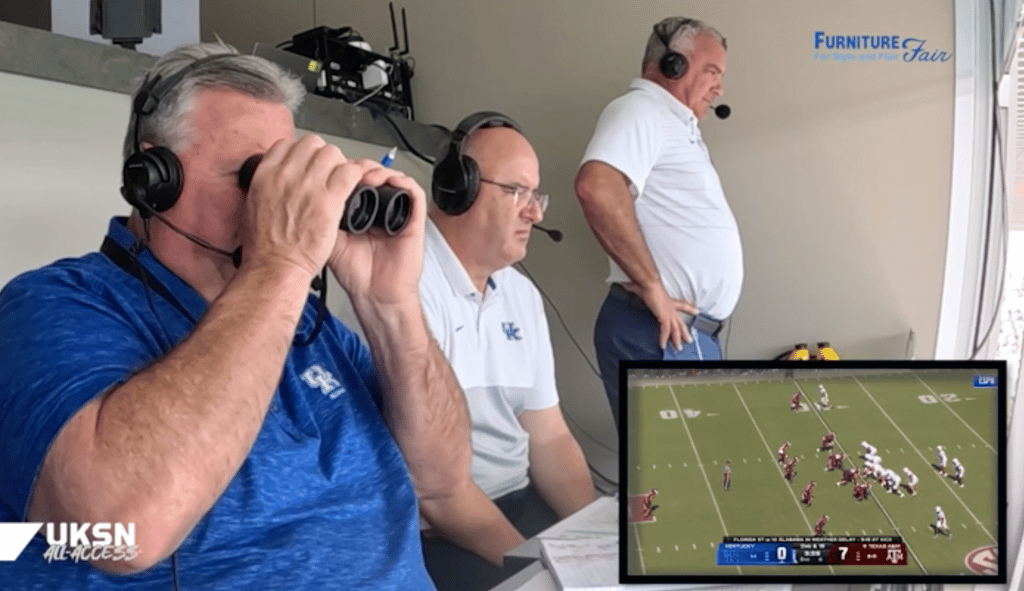 Booth Cam: Tom Leach and Jeff Piecoro call Kentucky’s upset in College Station