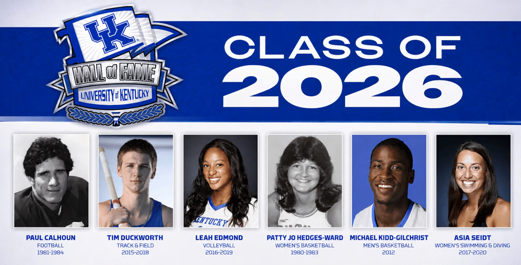 Reminder: UK Athletics 2026 Hall of Fame Weekend is here!