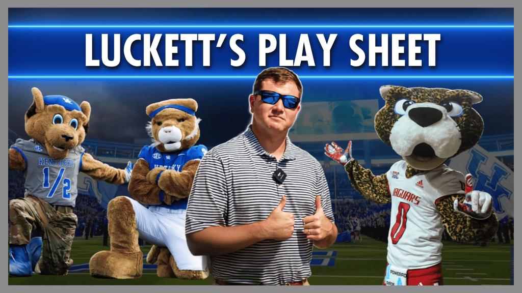 11 Personnel, Luckett’s Play Sheet: Kentucky vs. Rat Poison