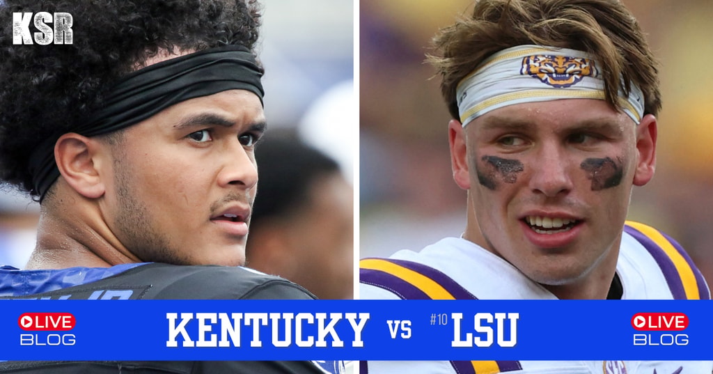 LIVE BLOG: Kentucky vs. No. 10 LSU
