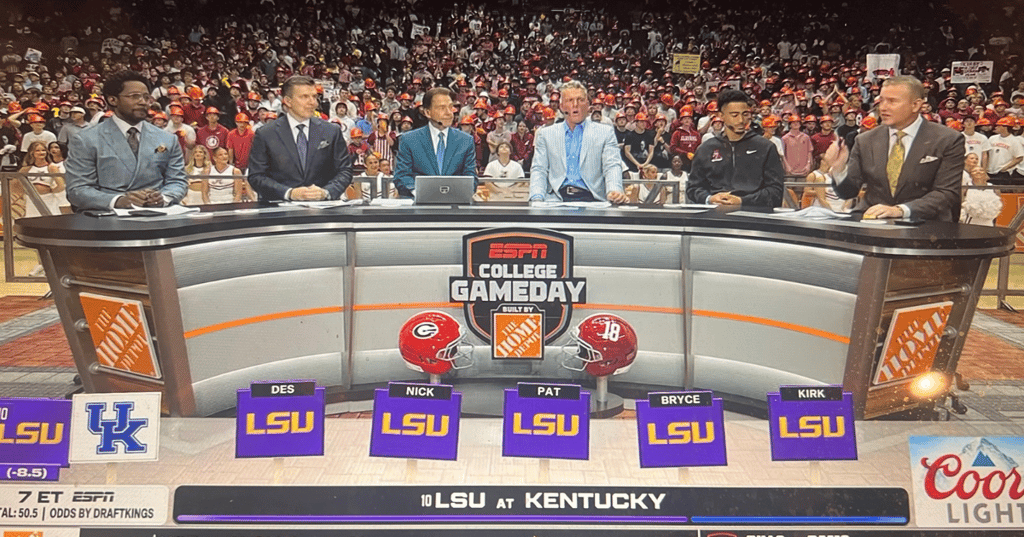 Everybody on College GameDay is Picking LSU to Beat Kentucky
