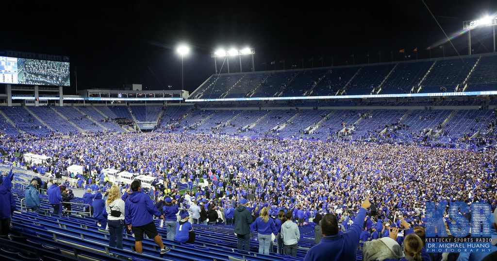 UK fined $500,000 for fans rushing the field after beating LSU
