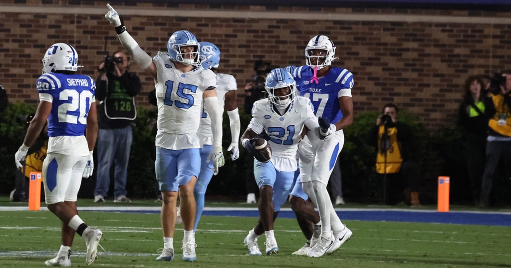 Photos: UNC celebrates rivalry win over Duke, reclaims victory bell