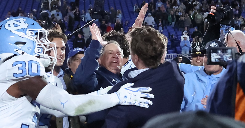 Photos: UNC celebrates rivalry win over Duke, reclaims victory bell