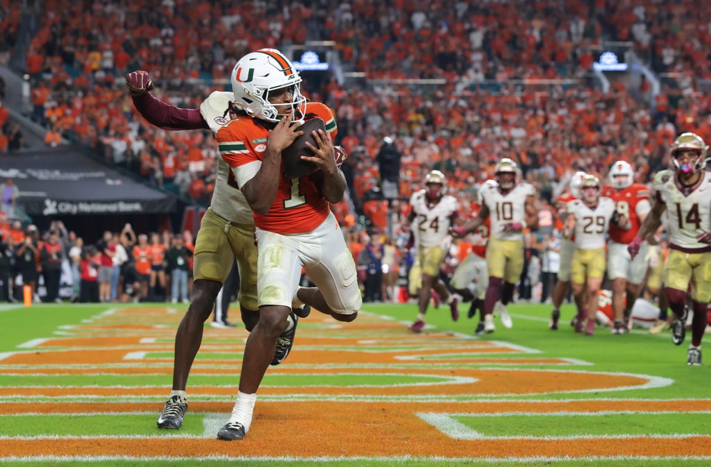 Miami Hurricanes Film Study: Toney Is Uncoverable