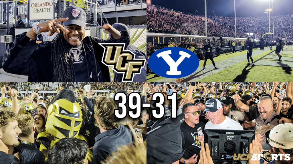 Sights & Sounds from UCF's 39-31 double OT upset of No. 2 BYU