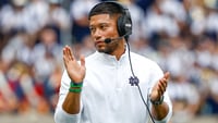 notre dame head coach marcus freeman