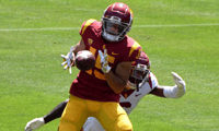 Chris-Steele-Drake-London-bring-fire-USC-football-practices