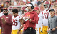 Coach Lincoln Riley and Travis Dye will find another hostile environment this Saturday when USC travels to Utah.