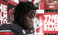 Former South Carolina defensive lineman Elijah Davis. Photo credit: Elijah Davis | @elijahdavis81 Twitter