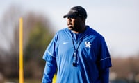 Coach Jay BoulwareSpring Practice Day 1Jacob Noger | UK Football