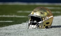 Notre Dame helmet