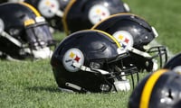 steelers helmets