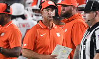 Clemson head coach Dabo Swinney vs. Duke