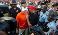 Auburn head coach Hugh Freeze and Georgia head coach Kirby Smart