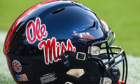 Ole Miss football helmet