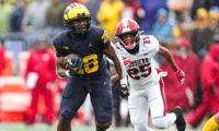 Michigan Wolverines football Benjamin Hall(Photo by Junfu Han / USA TODAY NETWORK)