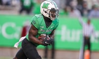 Marshall kick returner Jayden Harrison