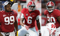 Alabama alums Josh Chapman, Ha Ha Clinton-Dix and Denzel Devall