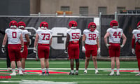 Nebraska spring defensive line