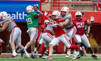 Luke Longval and James Williams Spring game