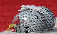 Ohio State helmets by Vincent Carchietta-USA TODAY Sports