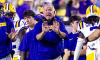 Brian Kelly, LSU - © Stephen Lew-Imagn Images