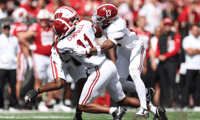 Alabama LB Jihaad Campbell and DB Malachi Moore