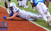 Kentucky tight end Josh Kattus recovers a fumble in the end zone vs. Ole Miss - Mont Dawson, Kentucky Sports Radio