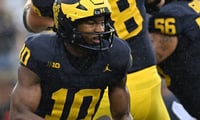 Michigan QB Alex Orji came up big in a U-M win over MSU (Lon Horwedel/The Wolverine)