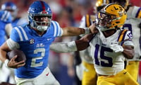 Jaxson Dart, Ole Miss. Sage Ryan, LSU