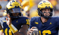 Michigan QBs Alex Orji, Davis Warren