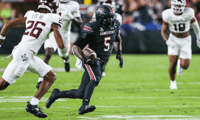 South Carolina running back Rocket Sanders (Photo by Katie Dugan/Gamecock Central)