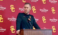 USC head coach Lincoln Riley discusses the Trojans on 2025 National Signing Day