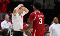 Fred Hoiberg Brice Williams Nebraska basketball 2024-25