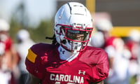South Carolina DB Jalewis Solomon (Photo: Katie Dugan | GamecockCentral.com)