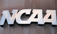 NCAA logo - © Michelle Pemberton/IndyStar / USA TODAY NETWORK via Imagn Images