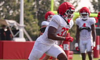 2025 Rutgers Football training camp - LB Talibi Kaba
