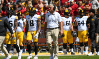 Iowa head coach Kirk Ferentz (30)