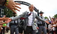 South Carolina head football coach Shane Beamer during Gamecock Walk (Photo: Katie Dugan | GamecockCentral.com)