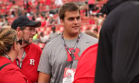 2026 OL recruit Logan Anthony on a visit to Rutgers