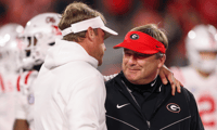 Ole Miss HC Lane Kiffin, Georgia HC Kirby Smart
