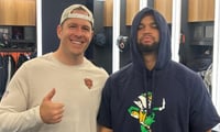 Caleb-Williams-loses-Notre-Dame-USC-bet-dons-Fighting-Irish-gear