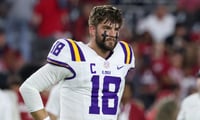 LSU QB Garrett Nussmeier (Photo: David Leong-Imagn Images)