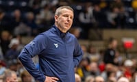 West Virginia head basketball coach Ross Hodge
