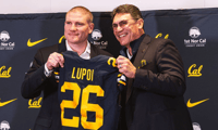 Tosh Lupoi and Ron Rivera